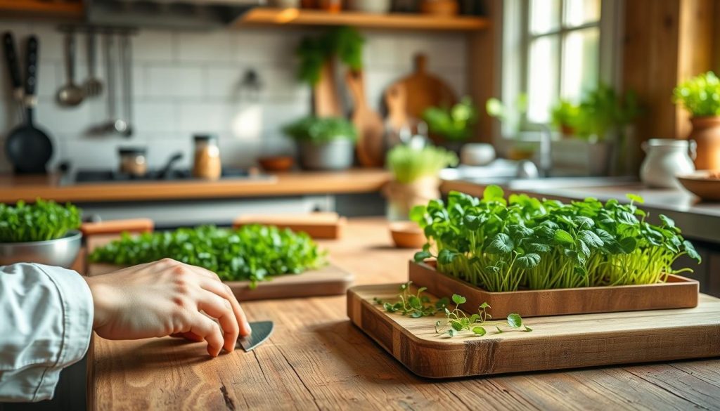 Cooking with Microgreens Techniques